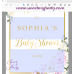 Pink Ivory Baby Shower Welcome Sign template,(135)